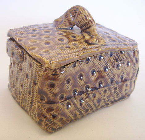 Textured Box with Lid